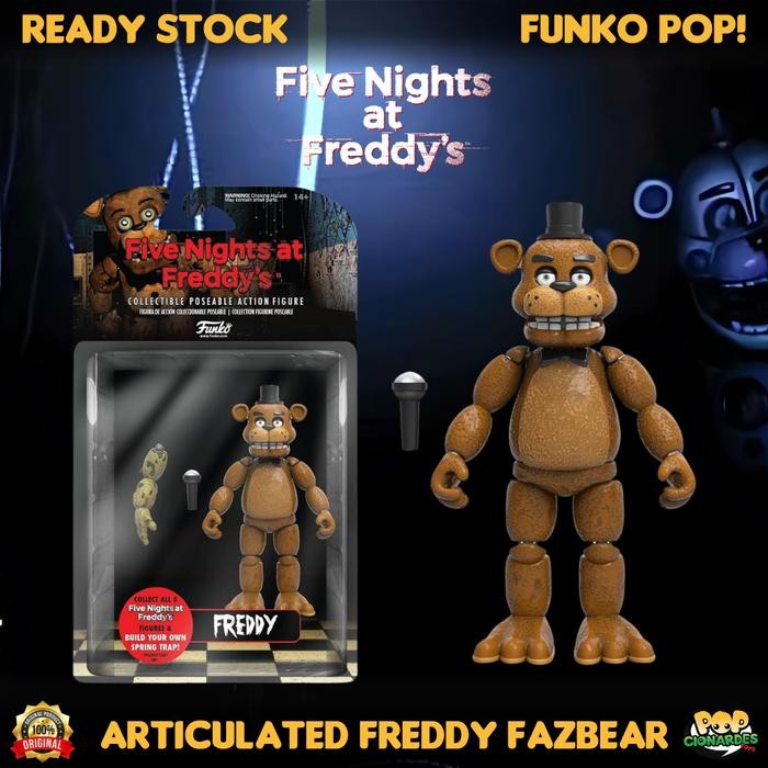 Funko Action Figures Games - Five Nights at Freddy's FNAF - Freddy Fazbear Articulated