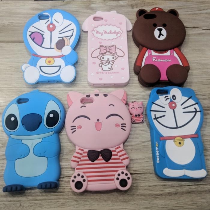 CASE BONEKA 3D OPPO A39 A57 SOFTCASE MOTIF