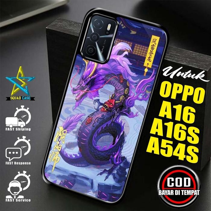 (Expert) Case Oppo A16 A16S A54S Casing terbaru Squad Case motif [NAGA] Case hp
