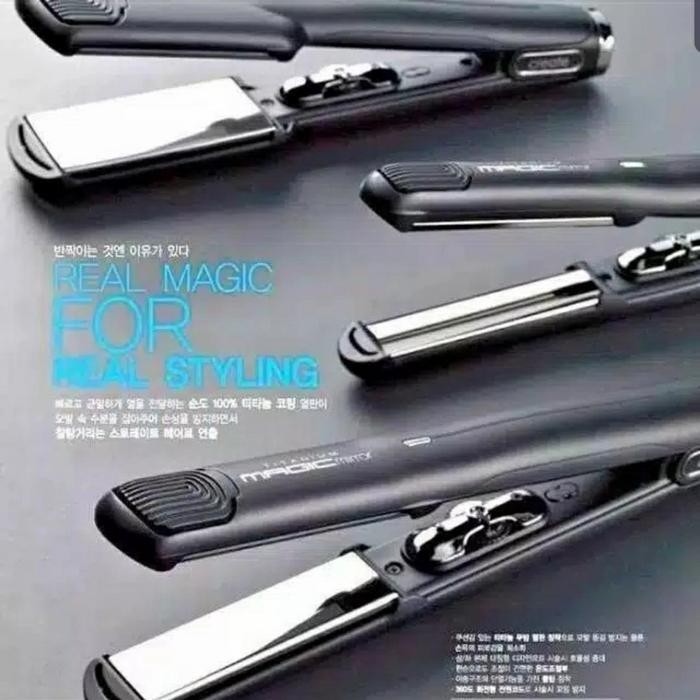 CATOK Flat ironCREATE MAGIC MIRROR II TITANIUM KOREA ORI L size 4,1 CM