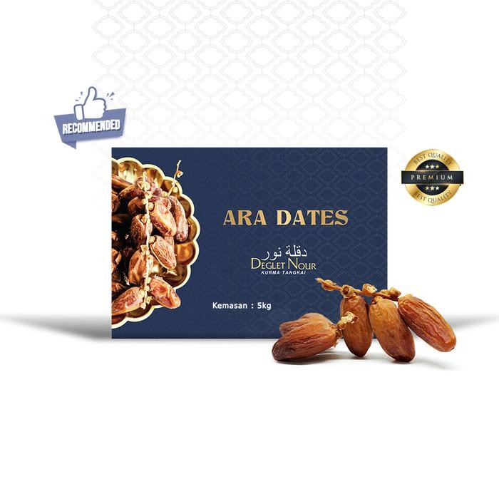 

Kurma Tunisia Tangkai 5 kg ARA DATES KEMTAN PREMIUM Kurma Arab Lembut