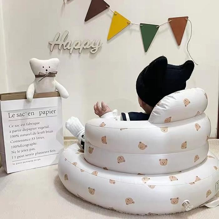 JTTOP" KURSI MAKAN BAYI/SOFA BAYI/BABY KURSI UNTUK BELAJAR DUDUK/PVC KURSI