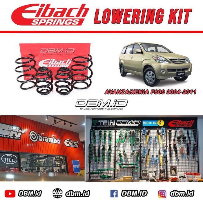 Terbaru Dbm.Id Per Eibach Prokit Daihatsu Xenia 1.3 04-11 Original