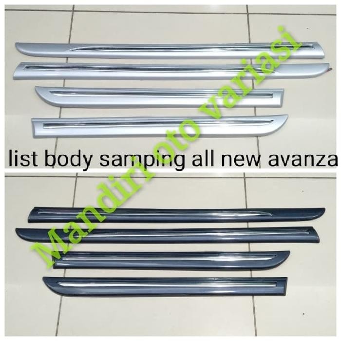 List Body Samping/Side Body Molding Mobil All New Avanza Xenia Warna