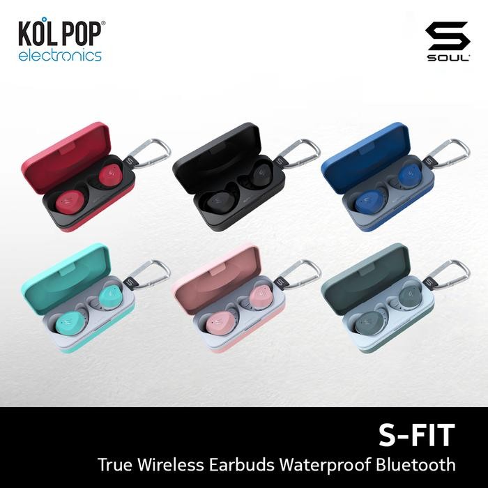 SOUL S-FIT True Wireless Earphones Waterproof Bluetooth v. 5.0