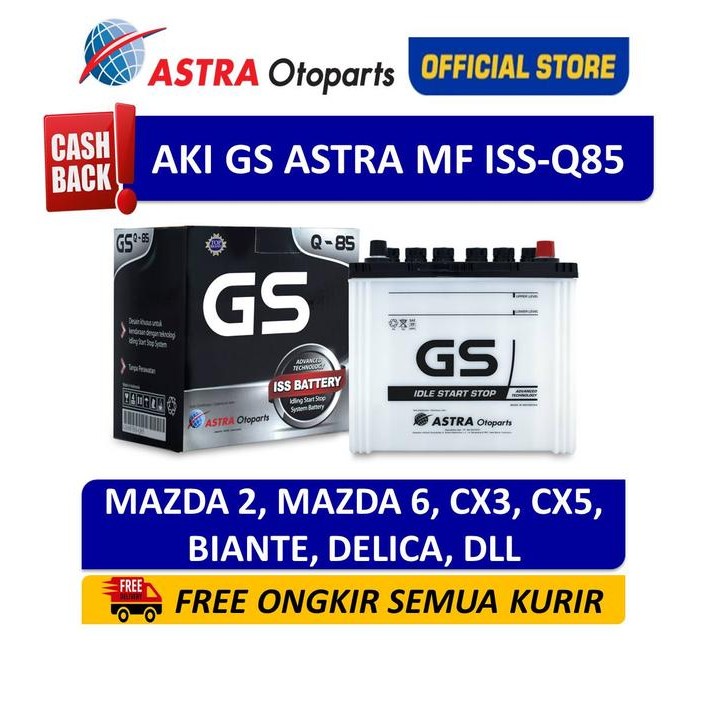 New Aki Gs Astra Mf Iss Idling Start Stop Q85 Mobil Mazda 2, Cx 3, Biante Termurah