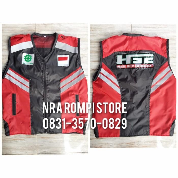 ongkir Rompi HSE rompi taslan rompi k3 rompi safety rompi merah