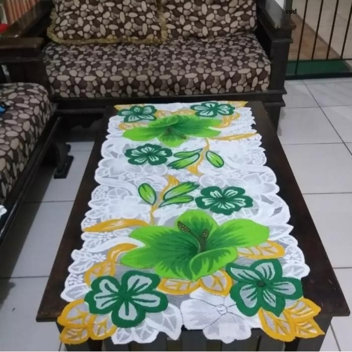 mit Taplak Meja Minimalis Modern Atau Taplak Meja Ruang Tamu Karakter Ukuran 50 X 100