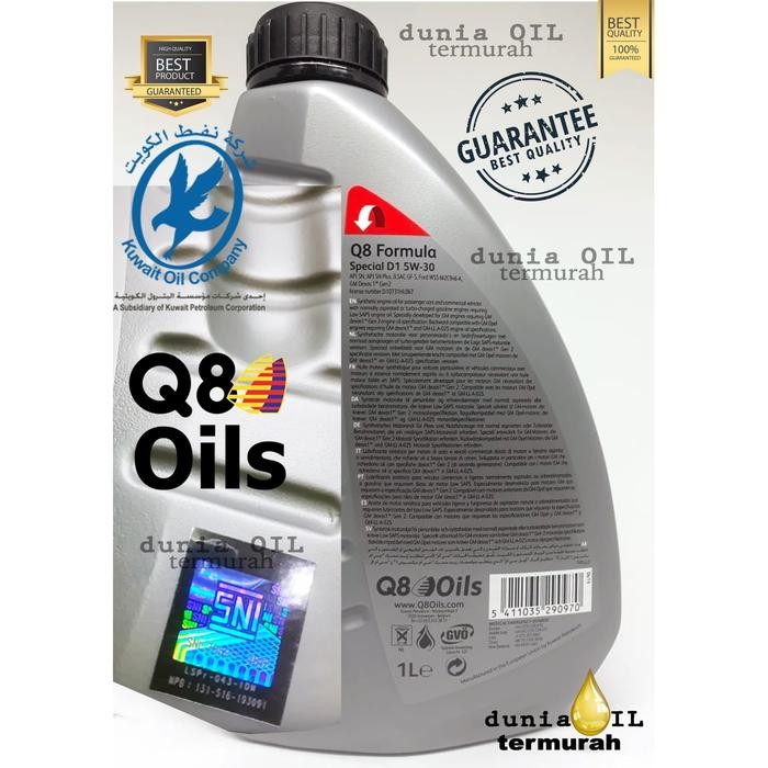 Oli mesin Q8 Dexos1 gen2 5W 30