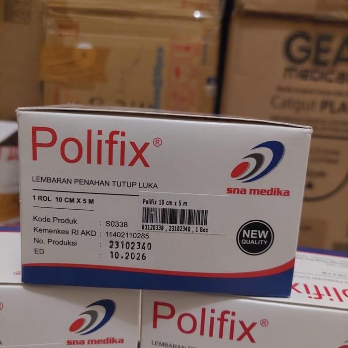 PREMIUM polifix 10cm x 5m/plester lembaran penutup luka polifix 5cm x 1 m