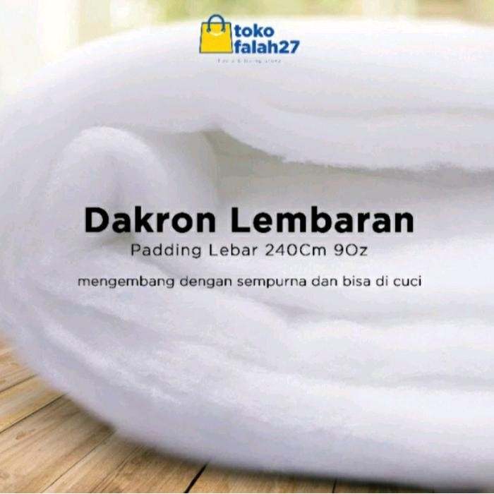 PREMIUM Padding silikon / Dakron lembaran / Dakron lembaran Bedcover Tahan Lama