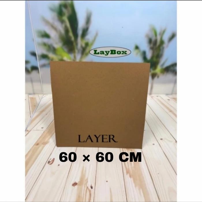 PREMIUM KARDUS/KARTON UK.6060 CM.. LEMBARAN BAHAN EFLUTE.. DIE CUT..