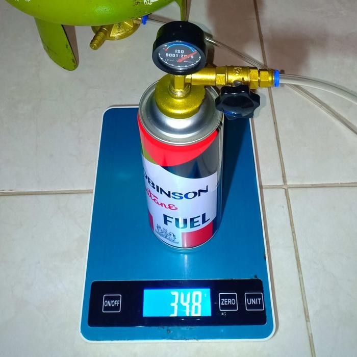 (Expert) Alat isi ulang refill gas kaleng Robinson isi korek api gas