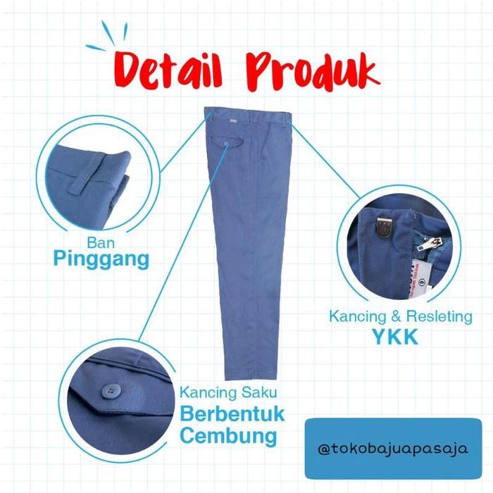 (Expert) Seragam Celana SMA Abu Abu Seragam Sekolah SMA Celana Abu Abu