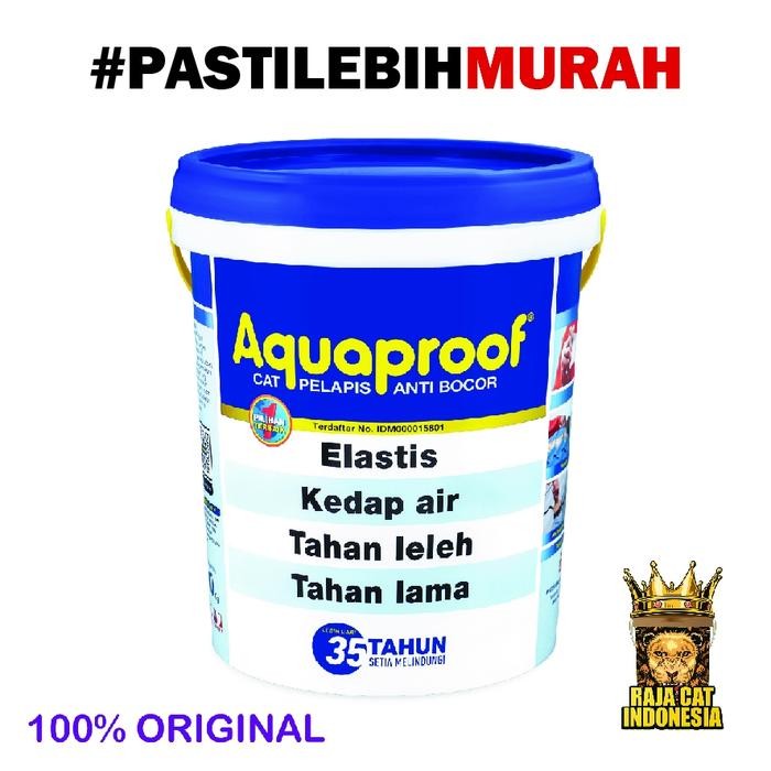 Cat Tembok Pelapis Anti Bocor Aquaproof Semua Warna 20 Kg Pail