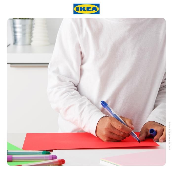 

MLA Pena Tinta Berwarna Aneka Warna Set Isi 12pcs