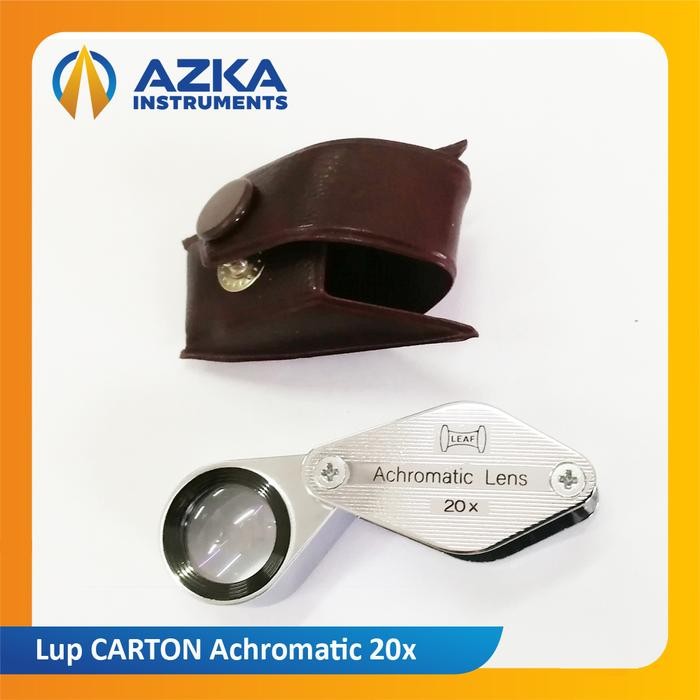 

Kaca Pembesar / Hand Lens / Loupe / Lup Geologi CARTON Achromatic 20x