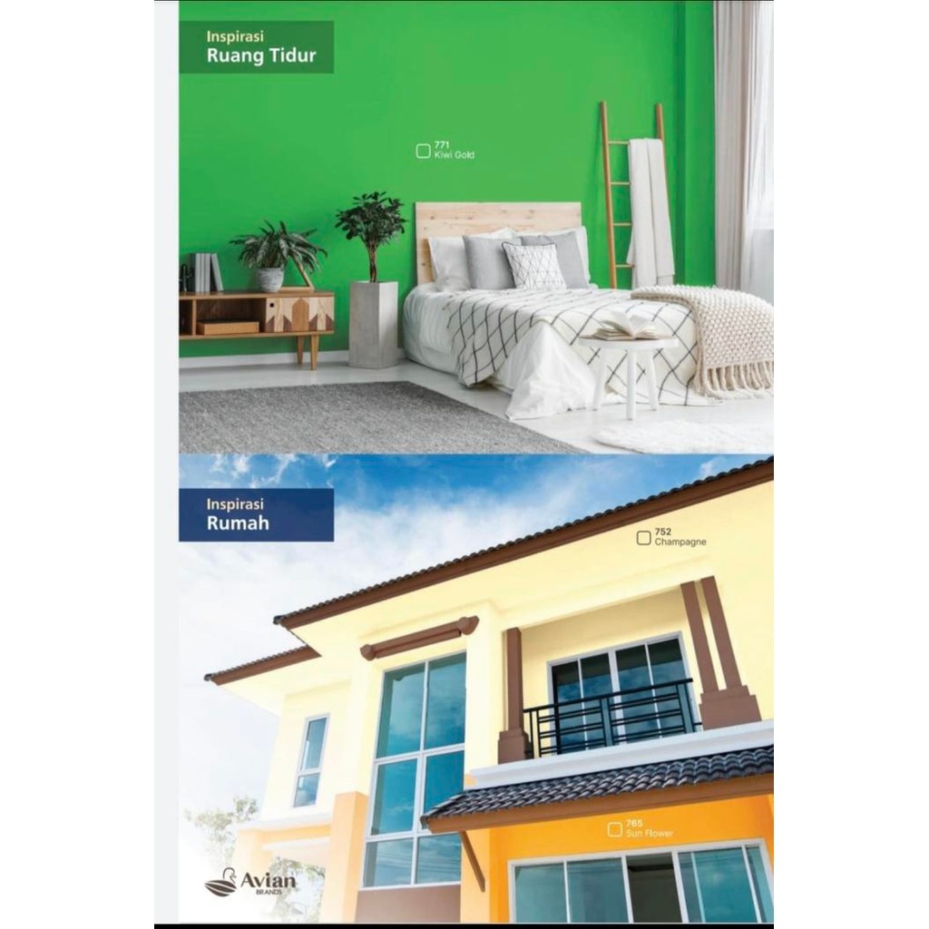 CAT TEMBOK INTERIOR EXTERIOR AVITEX GOLD 5KG AVIAN PAINT