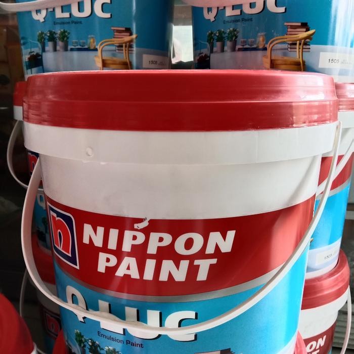 CAT TEMBOK NIPPON PAINT QLUC 1505 WHITE/PUTIH PAIL / Q-LUC