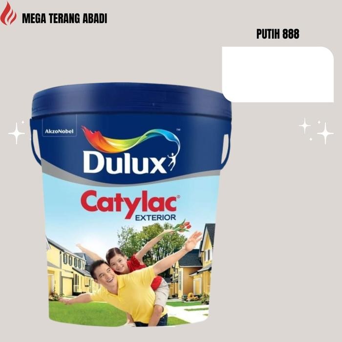 CAT EXTERIOR DULUX CATYLAC EKSTERIOR 5KG - PUTIH 888