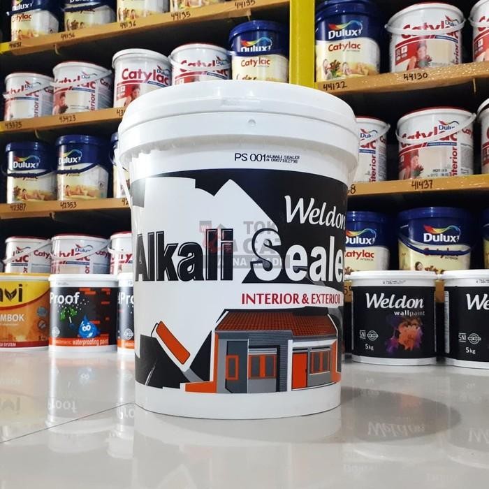 CAT ALKALI SEALER WELDON 25 KG UNTUK CAT DASAR DINDING BARU