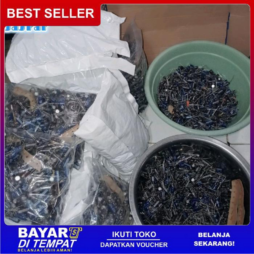 FREE ONGKIR TOP SALE ELKO ELCO CAMPUR KILOAN 1KG MURAH KAPASITOR CAPACITOR 1 KG BISA COD