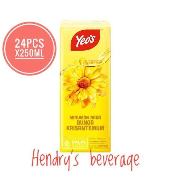 

Yeos Chrysanthemum Tea Yeos Teh Kembang Yeos Bunga Matahari 1Karton Isi 24Pcs