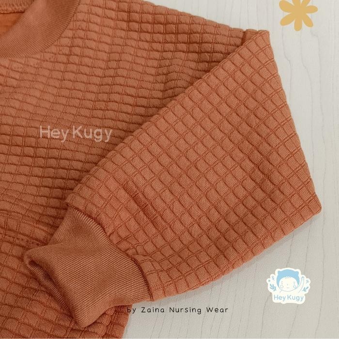 (Expert) Cardigan Bayi Perempuan New Born / Jaket Anak Cewek Balita Baby Korea Lucu Putih Coklat