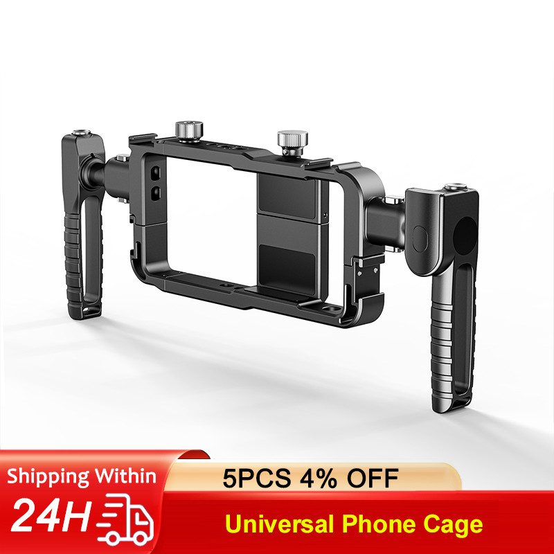IMPORT Universal Phone Cage Smartphone Video Rig Kit with Handles Handgrip, BAFANG Brand