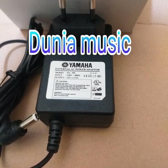 Ac Adaptor 12V 1.5A Yamaha Drum Dtx 582 Dtx 700 Dtx 720 Dtx 760