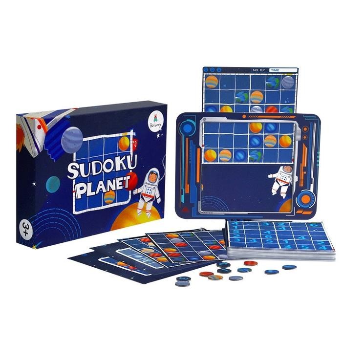 Mainan Edukasi Anak Sudoku Planet Magnetic Sudoku