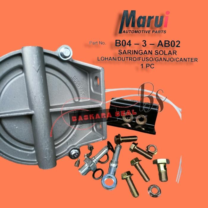 Terbagus 1Set FuelStrainerFilterSolarB30HinoLohan500DutroFusoGanjoEuro4