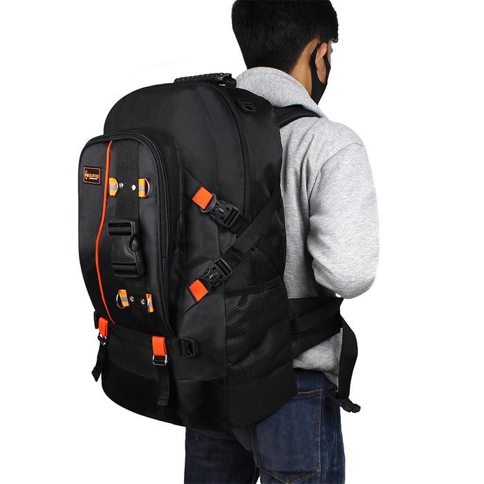 JTTOP" TAS RANSEL BESAR JUMBO TRAVELING BACKPACK GOLDVERS - 1