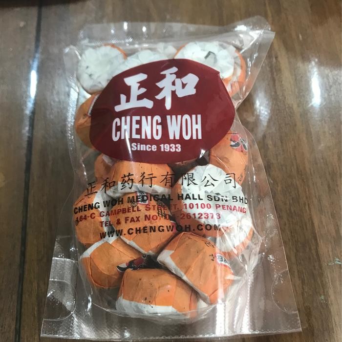 

Ready Stock Orange Citrus Pu Er Tea Cheng Woh Teh Pelangsing Alami Herbal 25Pcs