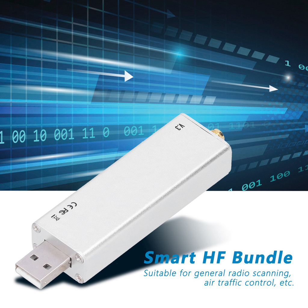 RtlSdr R820T2 V3 Rtl2832U Software Defined Radio Telescopic Antenna Base Radios Antennas Smart Hf