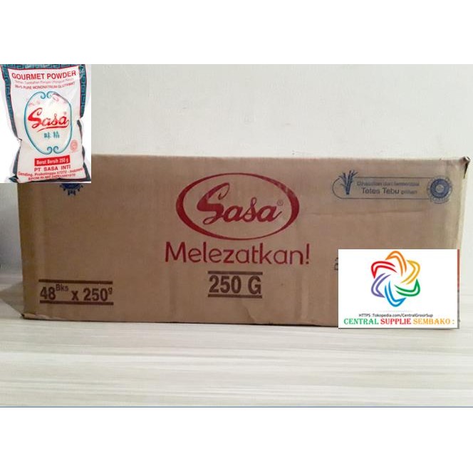 

Sasa Penyedap Rasa [250 gram /48 bungkus / 1 karton ]