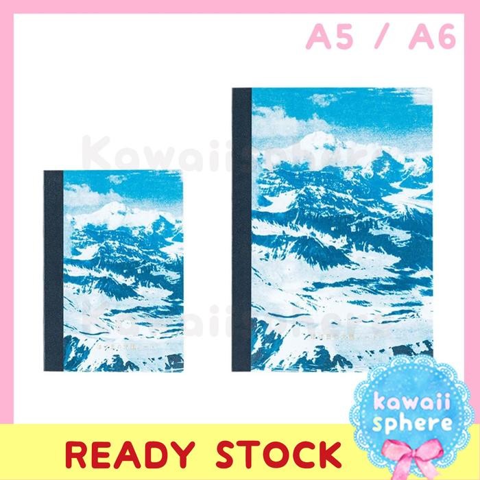 

Hobonichi Graph Notebook - Denali in the Midnight Sun #1 A5 / A6 Tomoe River Paper Book Grid /