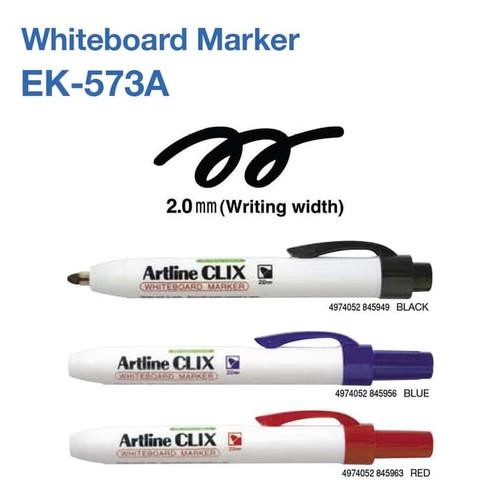 

Spidol Artline Non Permanent Whiteboard Marker Easy Clix Ek-573A