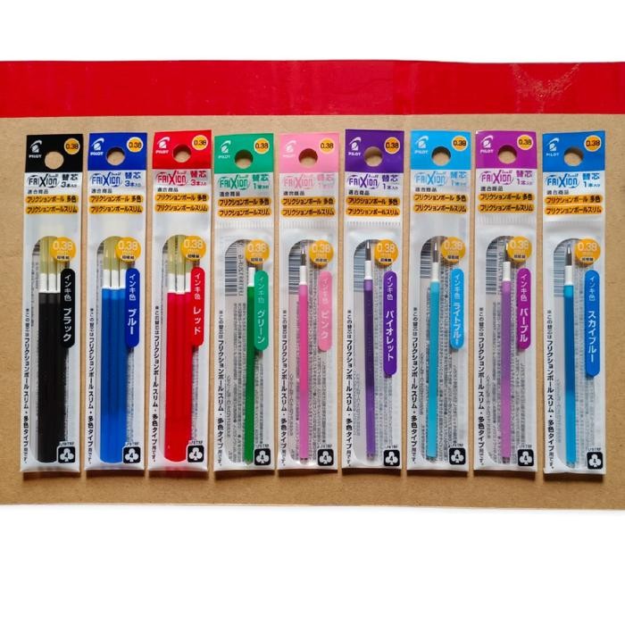 

Refill Isi Pilot Frixion Slim 0.38Mm / Refill Frixion 3In1/4In1