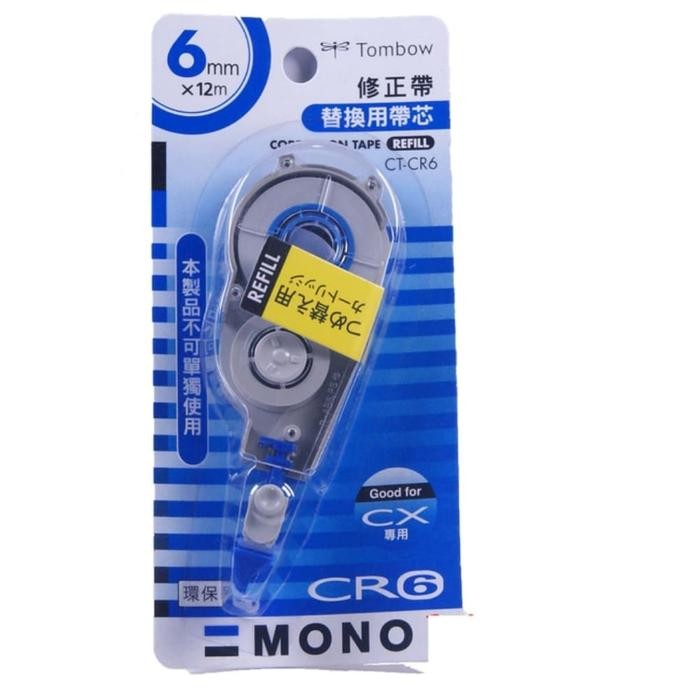 

Refill Tipex Tombow Mono Ct-Cxcr Biru 6 Mm Correction Tape