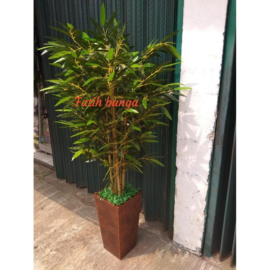 hon bambu bunga plastik