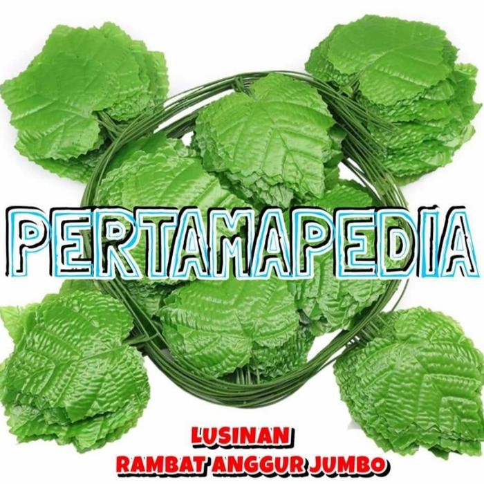 Lusinan Rambat Jumbo Plastik/ Bunga Dekorasi/ Daun Rambat Dekorasi
