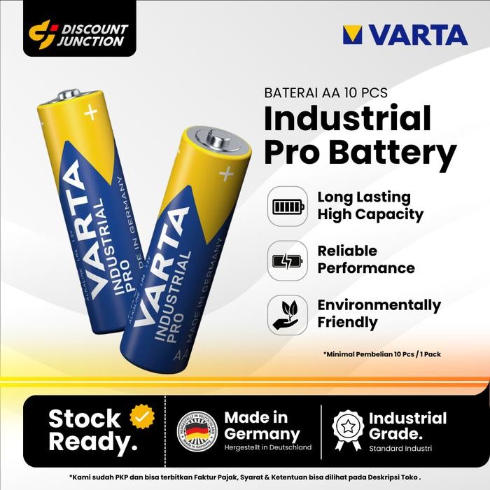 VARTA Professional AA Battery alkaline Baterai Made in German Original Varta AG