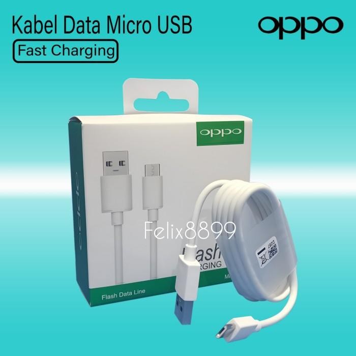 (Expert) KABEL DATA OPPO MICRO USB ORIGINAL FAST CHARGING OPPO A31 A12 A15 A5S