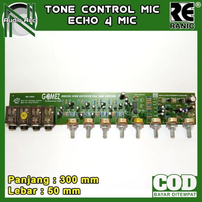 [Expert] kit tone control stereo gomez echo 4 mic