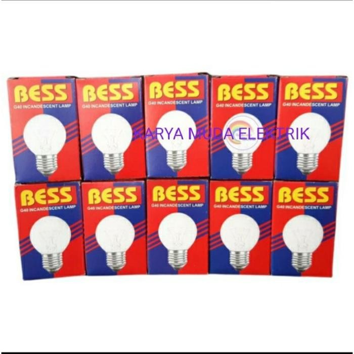 [Expert] lampu pijar 5 Watt Bess paket 10 pcs - pijar 5 Watt cahaya kuning