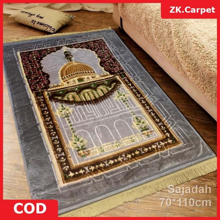 Zakka store Sajadah Tebal Premium Alas Ibadah Premium Empuk Anti Slip