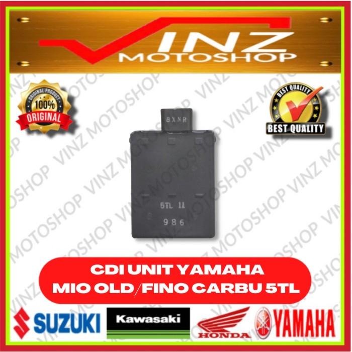 TERMURAH CDI ECU UNIT ASSY MOTOR YAMAHA MIO SPORTY SMILE OLD FINO CARBU 5TL