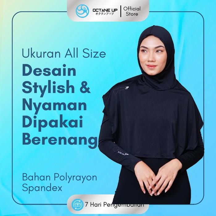 HIJAB SPORTY KERUDUNG OLAHRAGA JILBAB INSTAN PREMIUM OCTANE UP