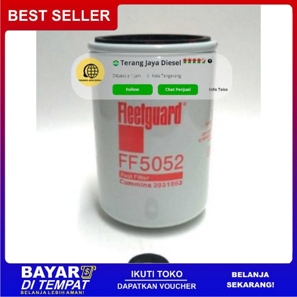 FREE ONGKIR FILTER SOLAR FF5052/3903640/3286503/FF5052/FF 5052/FF-5052 BISA COD